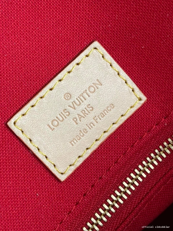 Official oldcobbler VUITTON LOUIS SAC PLAT PETIT 0816